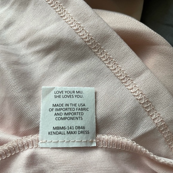 SHOW ME YOUR MUMU Kendal Maxi Dress L Dusty blush - Picture 13 of 14